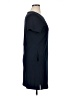 Stateside Solid Blue Casual Dress Size XL - photo 4