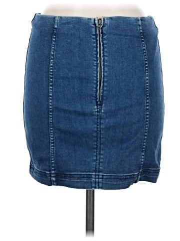 Free People Denim Skirt (view 2)