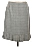 Tahari by ASL Plaid Gray Formal Skirt Size 12 - photo 1