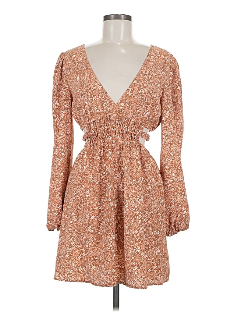 Forever 21 Casual Dress In Tan