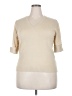 DR2 100% Acrylic Ivory Short Sleeve Top Size XL - photo 1