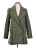 Zara Basic 100% Polyester Green Coat Size S - photo 1