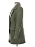 Zara Basic 100% Polyester Green Coat Size S - photo 5