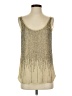 AS by DF 100% Silk Gold Sleeveless Silk Top Size XS - photo 1