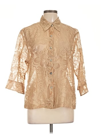 West End 3/4 Sleeve Button-Down Shirt (view 1)