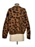 Obey Animal Print Brown Pullover Sweater Size S - photo 2