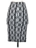 Lush Graphic Black Formal Skirt Size S - photo 2