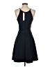 Aqua Solid Black Cocktail Dress Size S - photo 2