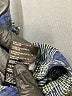We the Free Plaid Blue Long Sleeve Button-Down Shirt Size XS - photo 8