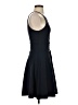 Aqua Solid Black Cocktail Dress Size S - photo 4