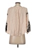 Astr 100% Viscose Tan 3/4 Sleeve Blouse Size S - photo 2