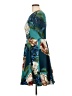 Corey Lynn Calter 100% Polyester Print Teal Casual Dress Size 10 - photo 5