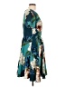 Corey Lynn Calter 100% Polyester Print Teal Casual Dress Size 10 - photo 4