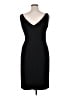 Chaps Solid Black Cocktail Dress Size XL - photo 2