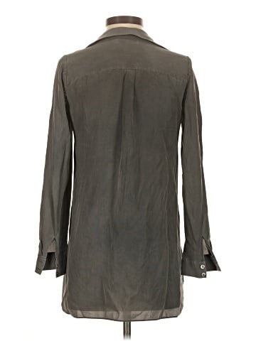 Alice + Olivia Long Sleeve Silk Top (view 2)