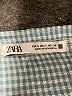 Zara Checkered-gingham Blue Romper Size S - photo 4