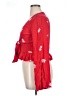 LA Hearts Floral Red Long Sleeve Blouse Size XL - photo 5