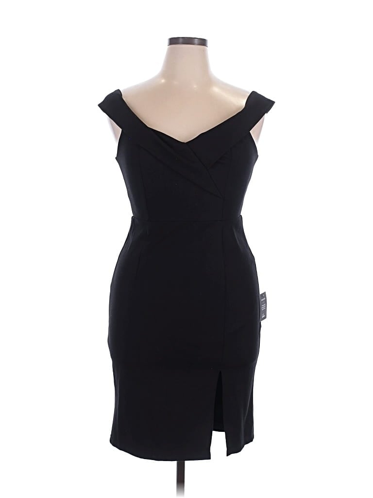 Pre-owned Lulus Cocktail Dress In Black