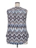 Unbranded Blue Sleeveless Blouse Size XXL - photo 2
