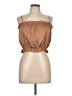 Assorted Brands 100% Polyester Brown Sleeveless Blouse Size L - photo 1