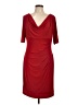 AK Anne Klein Red Cocktail Dress Size L - photo 1