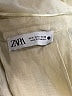 Zara Yellow 3/4 Sleeve Button-Down Shirt Size S - photo 7