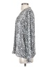 Banana Republic Animal Print Silver Long Sleeve Blouse Size S - photo 5