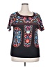 Unbranded Black Short Sleeve Top Size XXL (estimated) - photo 1