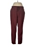 Gap Fit Solid Burgundy Casual Pants Size L - photo 1
