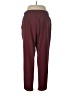 Gap Fit Solid Burgundy Casual Pants Size L - photo 2