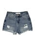 YMI 100% Cotton Blue Denim Shorts Size 1 - photo 1