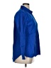 Apt. 9 Solid Blue Long Sleeve Button-Down Shirt Size XL - photo 4