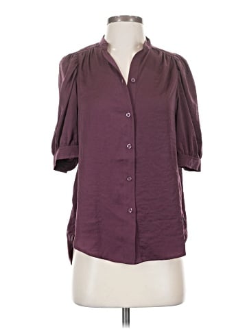 CALVIN KLEIN JEANS 3/4 Sleeve Button-Down Shirt (view 1)
