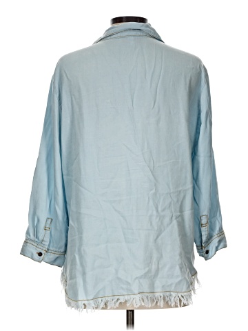 Hester & Orchard 3/4 Sleeve Button-Down Shirt (view 2)