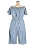 Blush Stripes Blue Romper Size XL (estimated) - photo 2