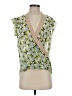 CAbi 100% Polyester Green Sleeveless Blouse Size XS - photo 1
