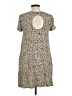 Volcom Animal Print Tan Casual Dress Size 10 - photo 2