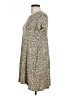 Volcom Animal Print Tan Casual Dress Size 10 - photo 5