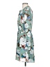 DR2 100% Polyester Print Teal Casual Dress Size S - photo 5