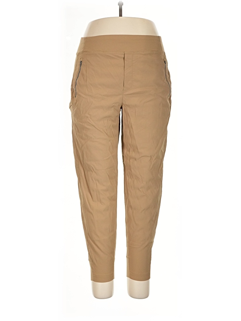 Pre-owned Athleta Khaki Pant In Tan