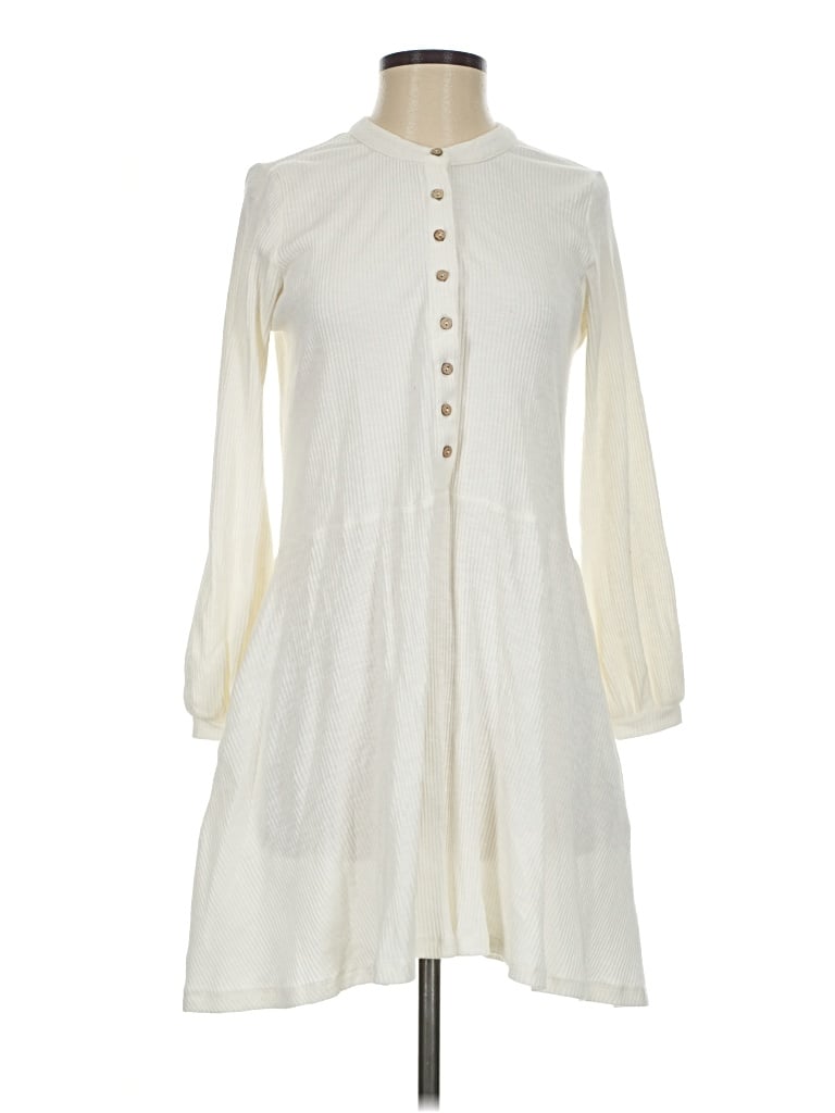 Pre-owned Flawless Casual Dress In Ivory