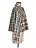 Zara Plaid Brown Long Sleeve Button-Down Shirt Size M - photo 4