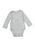 Amazon Essentials Solid Gray Long Sleeve Onesie Size 6-9 mo - photo 1