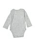 Amazon Essentials Solid Gray Long Sleeve Onesie Size 6-9 mo - photo 2