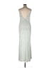 Mac Duggal 100% Polyester Silver Cocktail Dress Size 14 - photo 2