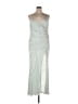 Mac Duggal 100% Polyester Silver Cocktail Dress Size 14 - photo 1
