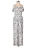Sugar & Cream Animal Print White Jumpsuit Size XS - photo 1