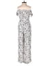 Sugar & Cream Animal Print White Jumpsuit Size XS - photo 2