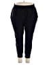 Lane Bryant Solid Black Track Pants Size 18 - 20 Plus - photo 1