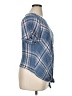Dex Argyle Blue Short Sleeve Top Size 1X - photo 4